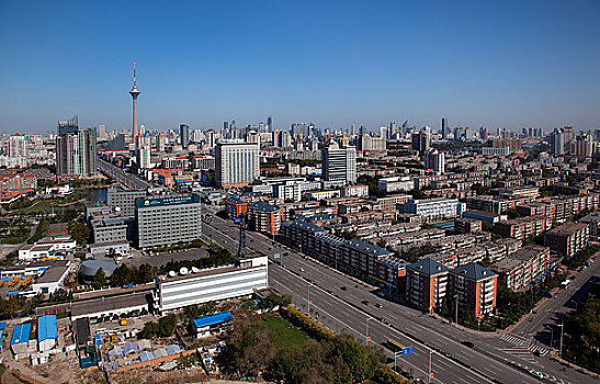 天津市河西区全景