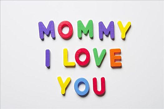 妈妈,我爱你,冰箱,磁铁