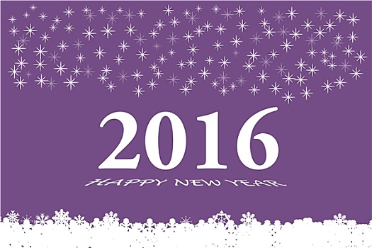 新年快乐,矢量,紫色