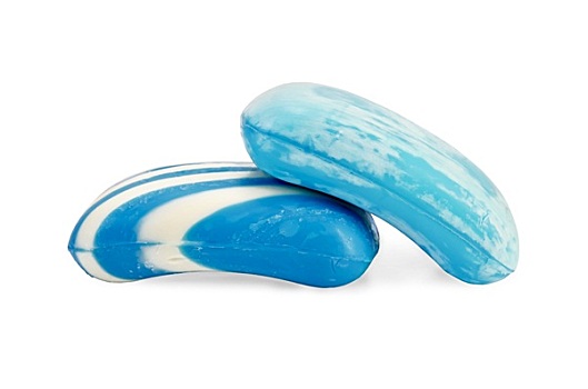 肥皂,蓝色,斑点,条纹