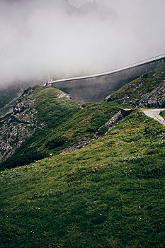 弯路,阿尔卑斯山,商标,奥地利