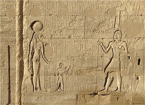 浮雕,庙宇,埃及
