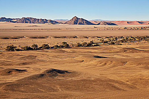 山,纳米比诺克陆夫国家公园,纳米布沙漠,纳米比亚,非洲