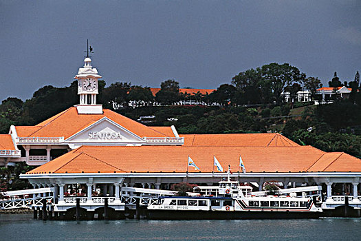 新加坡,渡船,圣淘沙,渡轮,大幅,尺寸