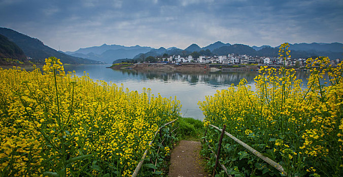 安徽省黄山市歙县深渡镇风光