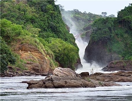 瀑布,乌干达