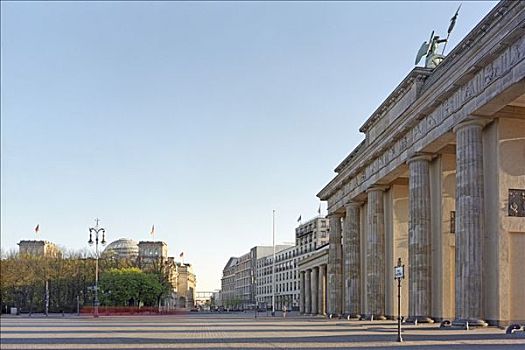 德国,德国国会大厦,勃兰登堡门,柏林