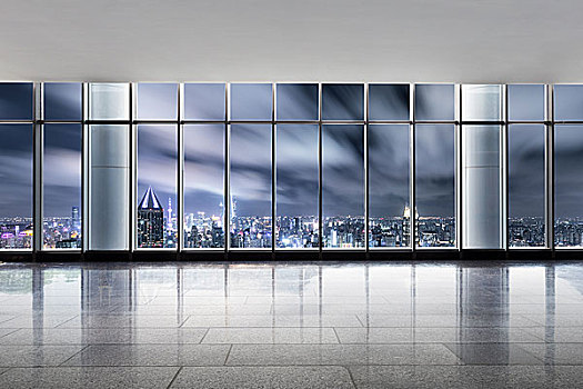 城市,香港,天际线,玻璃窗