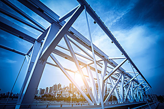 天津海河桥梁建筑景观