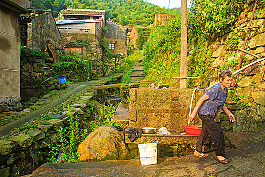 鄞州,塘溪镇,东山古村,山村,村庄,古韵