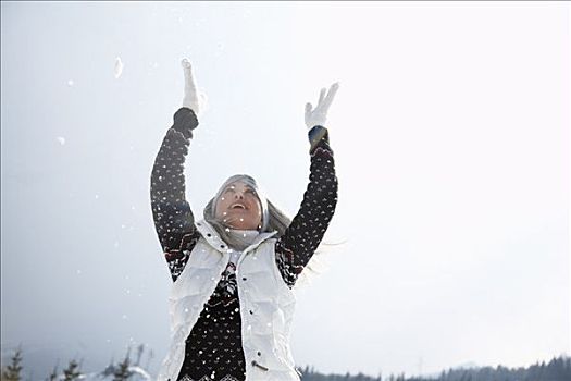 女人,户外