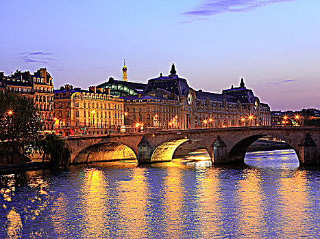 法国,巴黎,奥塞博物馆,赛纳河