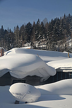 哈尔滨,雪乡,雪景,北方