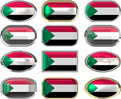 扣,旗帜,苏丹