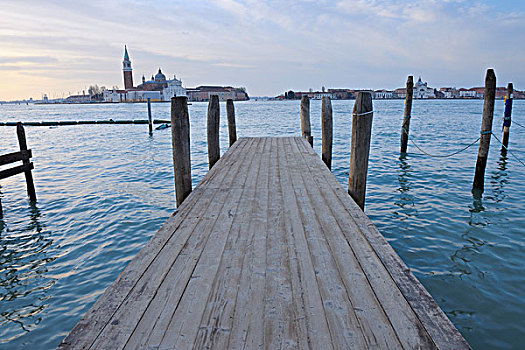 木码头,大运河,威尼斯,威尼托,意大利
