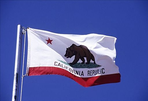 美国,加利福尼亚,旗帜