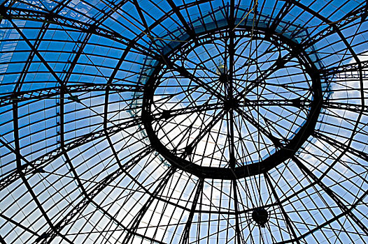 玻璃,圆顶,圆形,市场,建造,19世纪,诺曼底,法国