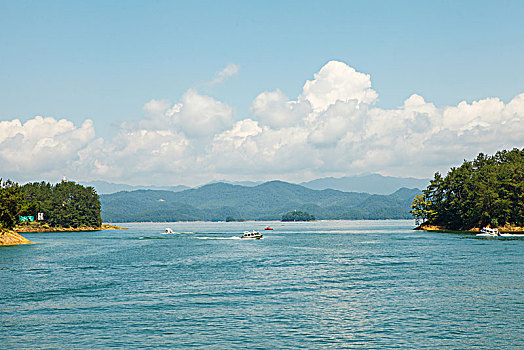 中国杭州千岛湖景观