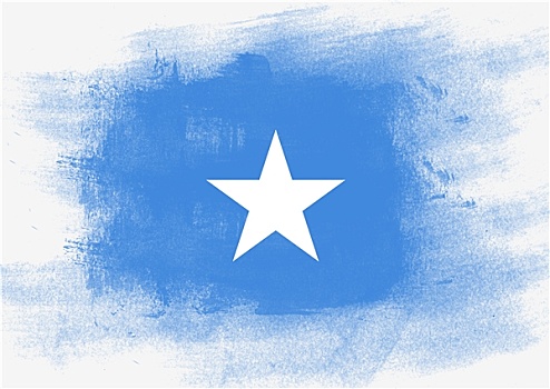 旗帜,索马里,涂绘,画刷