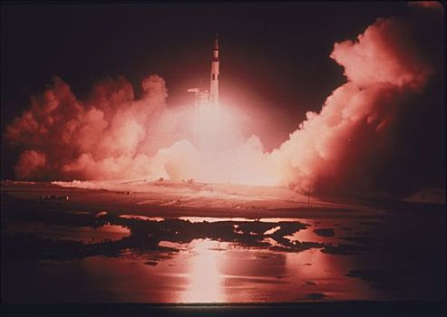 发射,阿波罗17号,艺术家,未知