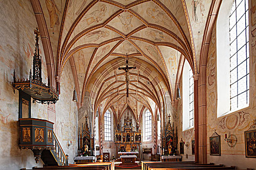 朝圣教堂,上巴伐利亚,德国,欧洲
