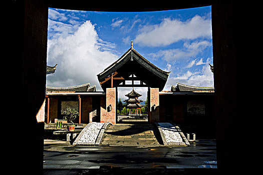 玉龙雪山脚下,悦榕庄风景