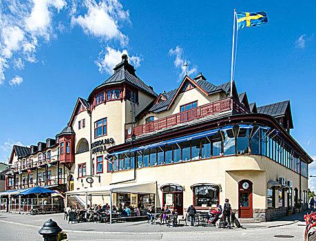 酒店,新艺术,靠近,瓦克斯霍尔姆,斯德哥尔摩群岛,斯德哥尔摩,斯德哥尔摩县,瑞典,欧洲