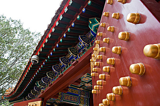 北京颐和园的门