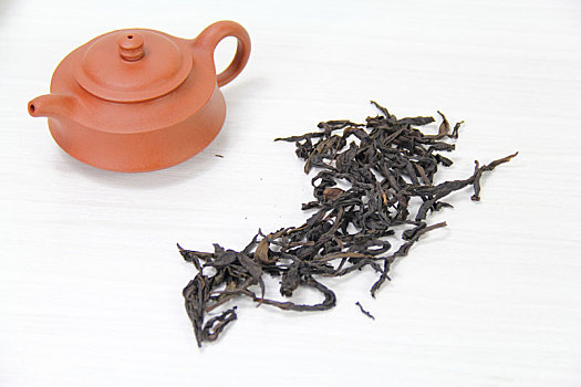 紫砂壶,茶叶
