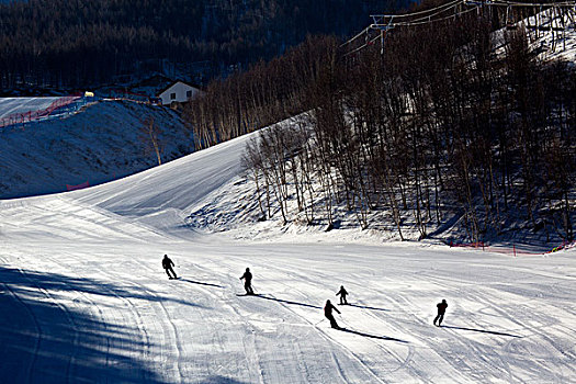 河北张家口崇礼县滑雪场