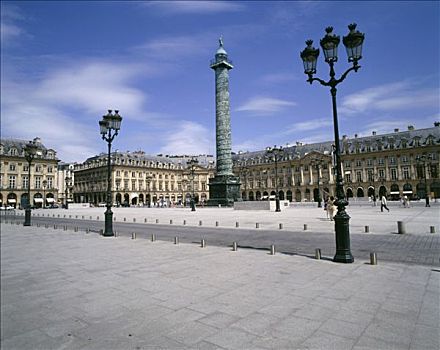 法国,巴黎,灯柱