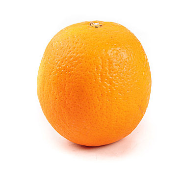 白底上放着橙子