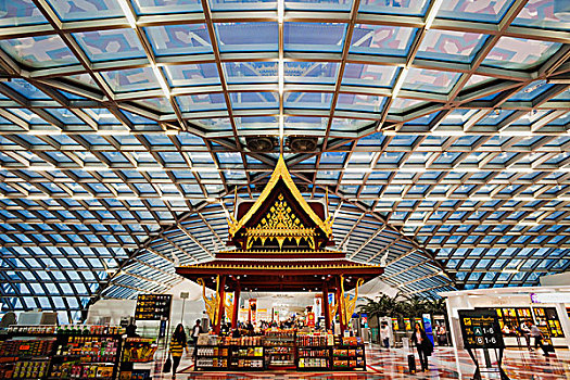 机场,责任,商店,曼谷,泰国