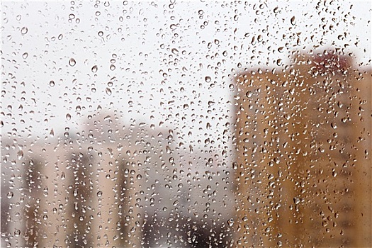 雨滴,玻璃窗