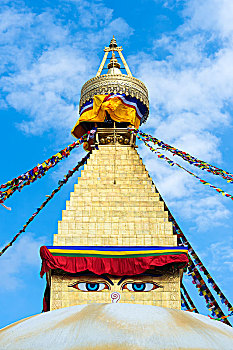 博达哈大佛塔,佛塔,亚洲,世界遗产,加德满都,尼泊尔