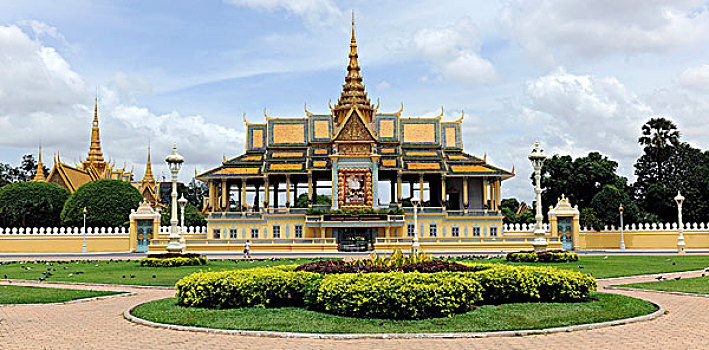 皇宫,金边,柬埔寨,东南亚,亚洲