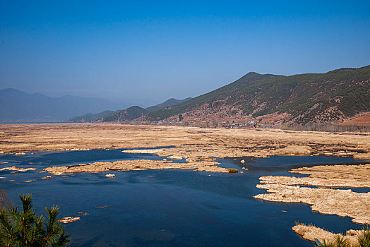 四川省凉山州泸沽湖草海