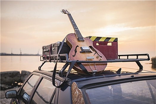 音乐,器具,吉他,汽车,户外,背景