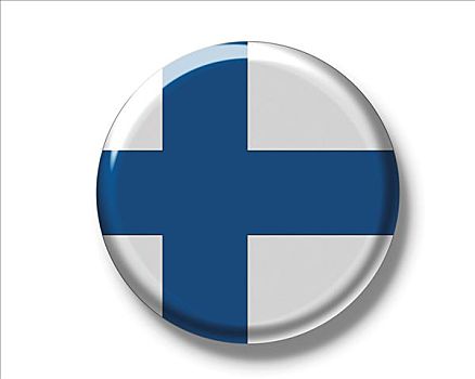 扣,旗帜,芬兰