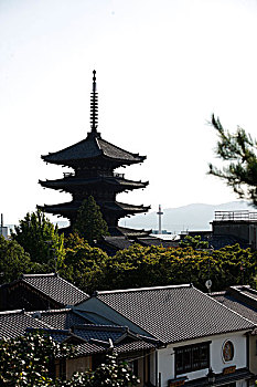 日本,京都,塔