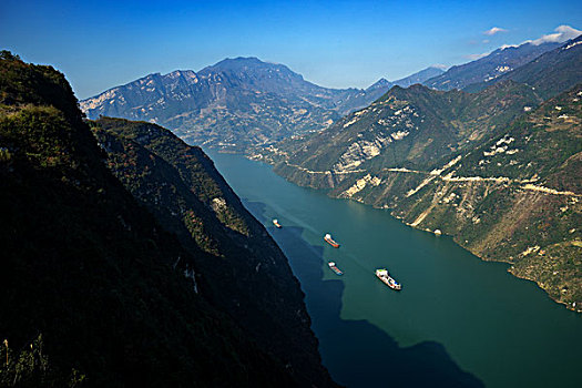 长江三峡西陵峡船