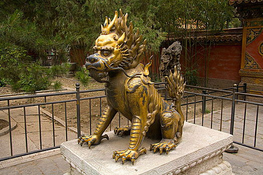 北京故宫铜兽