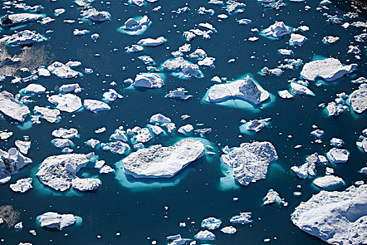 格陵兰,伊路利萨特,特写,冰山,水体