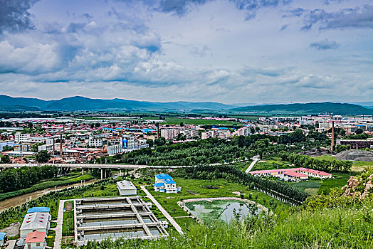 黑龙江省海林市都市建筑景观
