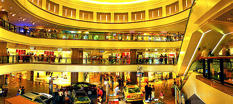 香港回归十周年图片展览－香港商场内景
