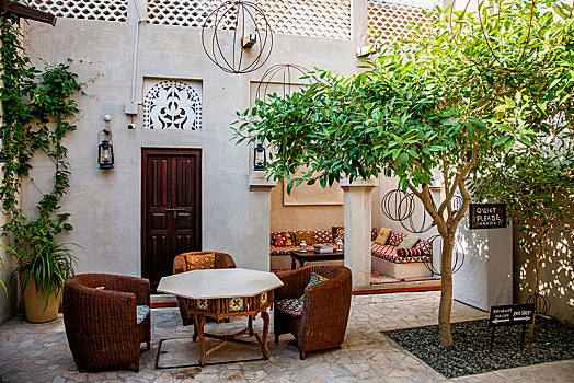 阿联酋迪拜阿法迪历史区网红,mqna沙特,诗的灵感,饭店