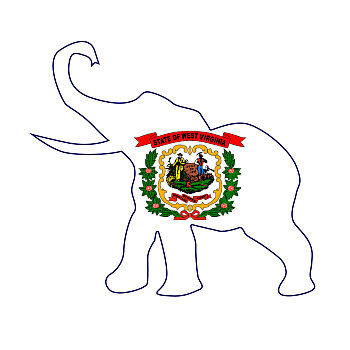 西维吉尼亚,共和党,旗帜