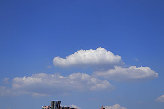 天空白云蓝天