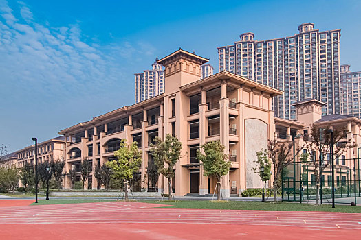 江苏省南京市重点中学校园环境建筑