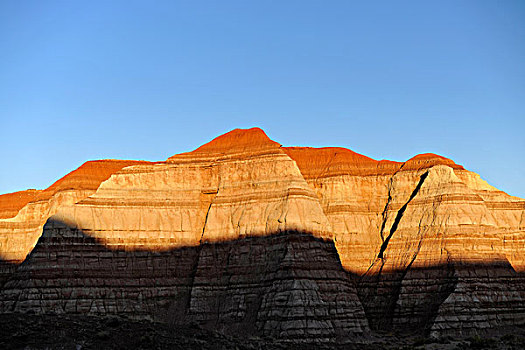 朱红色,悬崖,多样,地层,伞菌,怪岩柱,大阶梯-埃斯卡兰特国家保护区,犹他,美国